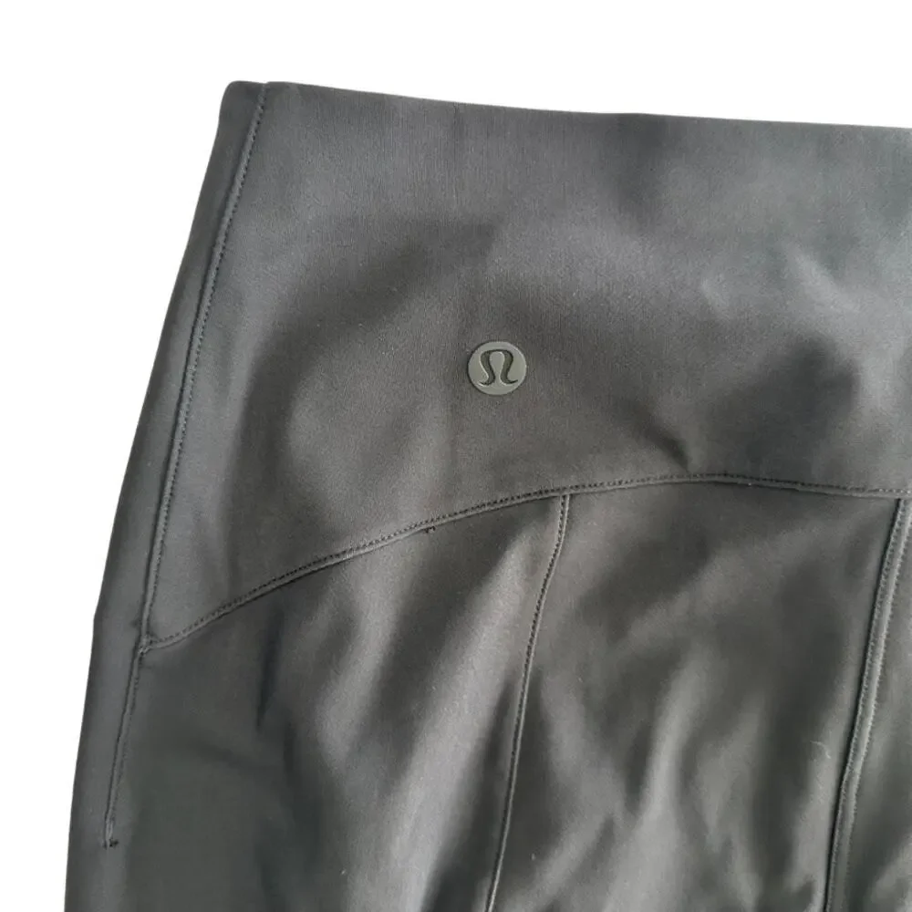 Lululemon Here to There High-Rise Crop Black Size 4 Trouser Work Career Travel